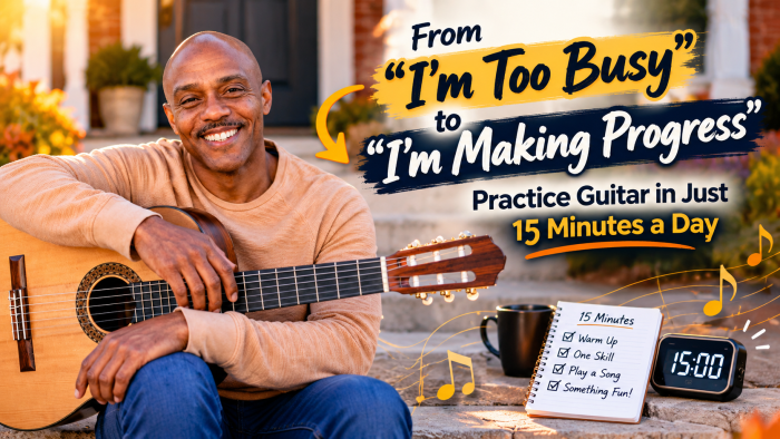 From Busy to Guitar Progress